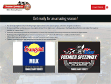 Tablet Screenshot of premierspeedway.clicktix.com.au